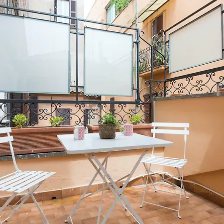 شقة Quiet Pied A Terre With Terrace In Borgo Pio *